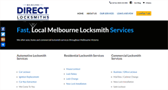 Desktop Screenshot of directlocksmiths.com.au