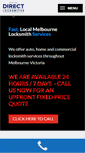 Mobile Screenshot of directlocksmiths.com.au