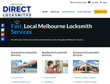 Tablet Screenshot of directlocksmiths.com.au